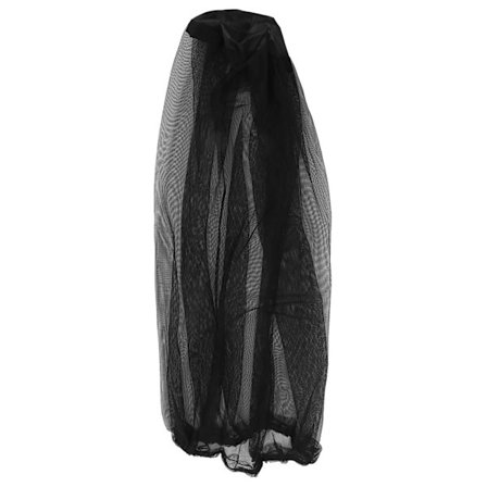Nylon Insektsikker Mygg Netting Nattfiske Solskjerm Pustende Mesh Skjerm Lue (Svart)