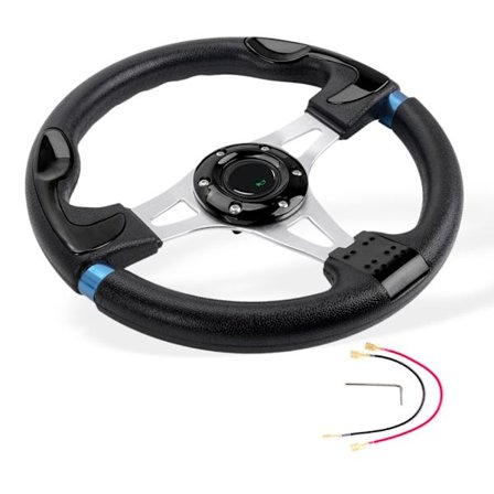 Universal 320mm Lättvikts Bilratt PU Material Snabb Installation För De Flesta Fordon Enkel Installation