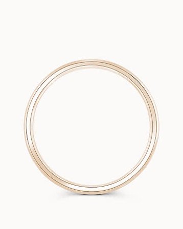 Glatt Ring Dame Marie 18K Rose Gull 2Mm - Forlovelsesringer & Gifteringer hos Vanbruun