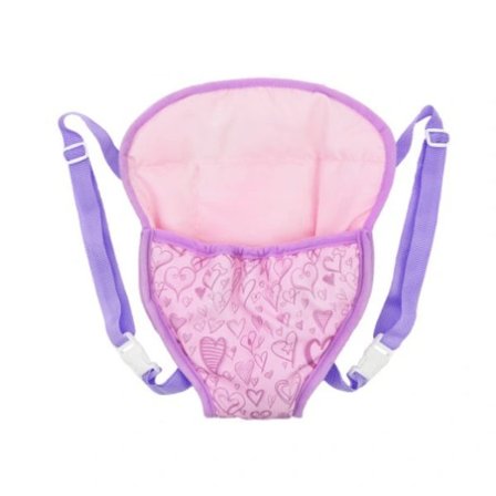 Dukke bæresele til babydukke, foran og bagpå, med stropper, dukke bæresele til udflugter, bæresele i bomuld