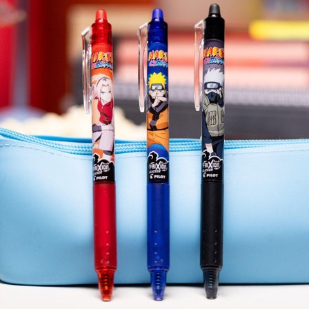 PILOT Gelpenna PILOT Frixion Naruto 0,7 svart - Lyreco - Kontorsmaterial - Pennor - Gelpennor raderbara