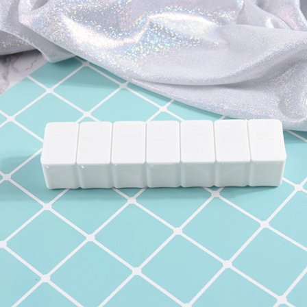 7 Pille Tablet Medicin Dispenser Organizer Etui med 21 Rum Pilleæske Flerfarvet Medicinbeholder