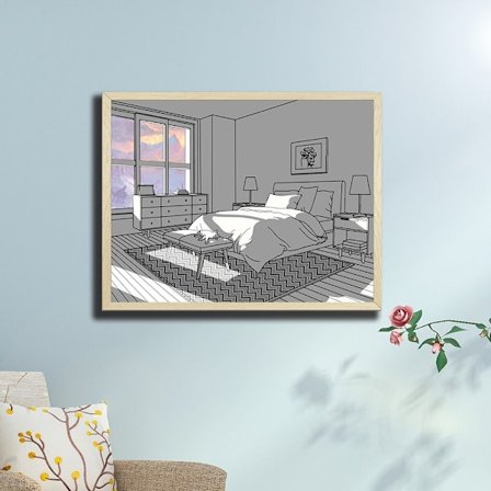 INS Deco Led ljusmålning 23X17CM05 05