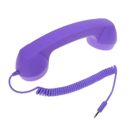 Retro Classic 3,5 mm Telefonlur Mini Mic Telefonmottagare för Smartphone