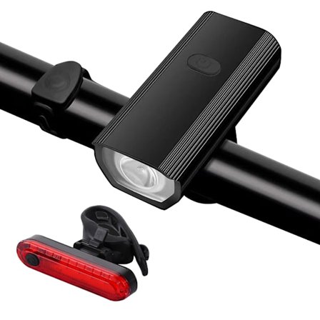 USB-ladattava polkupyörän etu- ja takavalo, 3 tilaa maastopyöriin