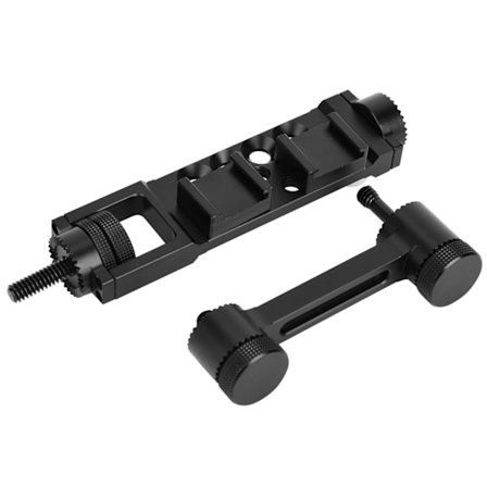 2 st Aluminiumlegering Förlängd Arm Set Universal Ramfäste Hållare för Dji OSMO Mobile 3