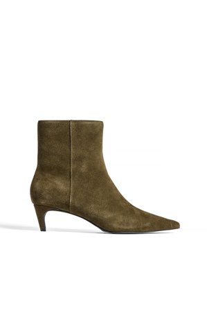 Premium Selection Ankle-Boots aus Wildleder - Stiefel - Grün - EU 38