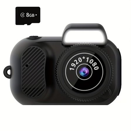 Digitalt Kamera Mini Bærbart Kamera Hd 1080P 8 Gb