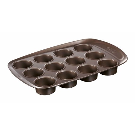 Pyrex Asimetria muffinform til 12 muffins - Steel black | KitchenOne