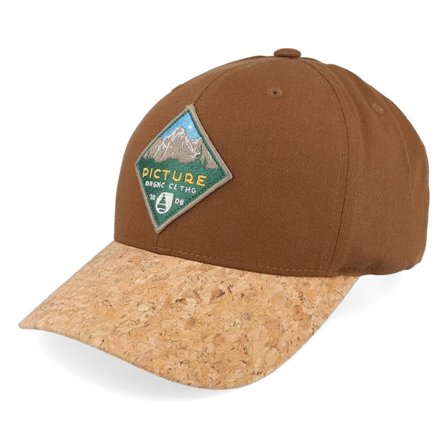 Picture - Brun adjustable Keps - Pakowa Bb Cap Bison/Cork Adjustable @ Hatstore