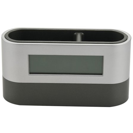 Kontorsbord Förvaring Pennhållare Verktyg Namnkortshållare Med Digital Väckarklocka Timer Kalender