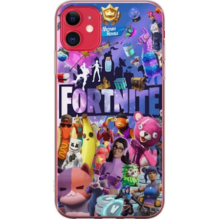 Yhteensopiva Puhelinkuori Apple iPhone 11 Fortnite kollaasi Victory Royale hahmot skins aarteet värikäs Fortnite pelaamisen suunnittelu