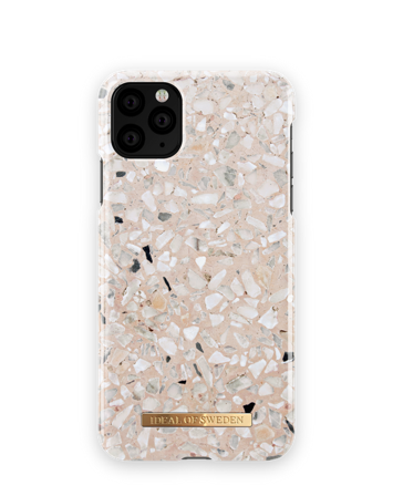 Unisex Hülle, iPhone 11 Pro Max Greige Terazzo Handyhülle