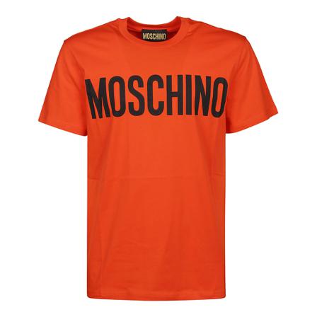 Moschino T-Shirt Orange, Herre, Størrelse: L
