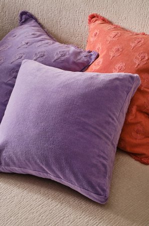 Jotex - Putetrekk i Fløyel 45x45 Cm Lilla - VIVA - Kjøp Pynteputer & trekk hos Jotex