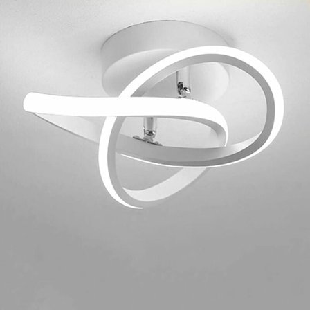 Moderne LED-taklampe, 22W aluminium og akryl taklampe, blomformet LED-taklampe for soverom kjøkken korridor spisestue balkong [Energiklasse E]