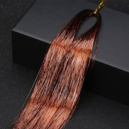 36 tum hårglitter, glittrande glitter, älvhår, extensions, värmebeständiga, festliga höjdpunkter