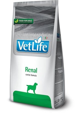 Farmina Vet Life Natural Canine Renal Cibo Secco Per Cani Sacco