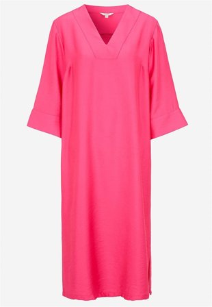 Cellbes of Sweden - Vævet kaftankjole i cerise til damer i størrelse 42/44