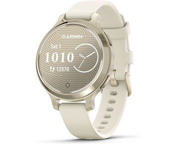 Garmin Lily 2 Active, Smartwatch, Lunar Gold - Trendig träningsklocka med inbyggd GPS