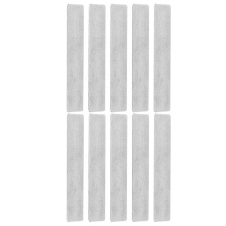 10 stk Luftkompressor Ventilplade Støbejern Rektangulær Pumpe Tilbehør til 51mm Cylinder