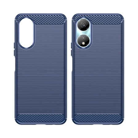 Carbon Flex Honor X5 Plus / Huawei Enjoy 40C skal - Blå