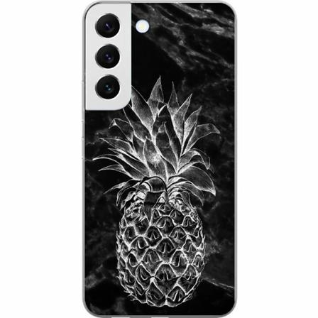 Samsung Galaxy S22 5g Genomskinligt Skal Marmor Ananas