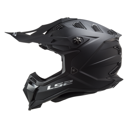 MX-Kypärä LS2 MX700 Subverter Evo II Täysmusta Matta L