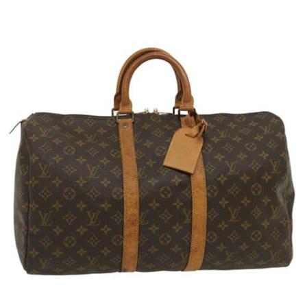 Louis Vuitton Vintage, Pre-owned Keepall Bag Bruin, Dames, Maat:ONE Size