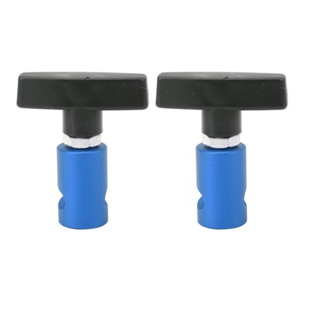 2 stk. Løftearmklemme Hætte Støtte Klemme og Tændrør Caliper 2 i 1 Værktøj til Bil Hætte Bagklap Blå
