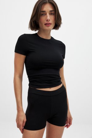 NA-KD Short Biker Shorts - Hotpants - Sort - Small