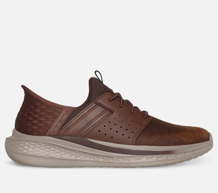 Skechers, Relaxed Fit: Slip-ins: Slade - Zachary, 42,5, Brun, Herre