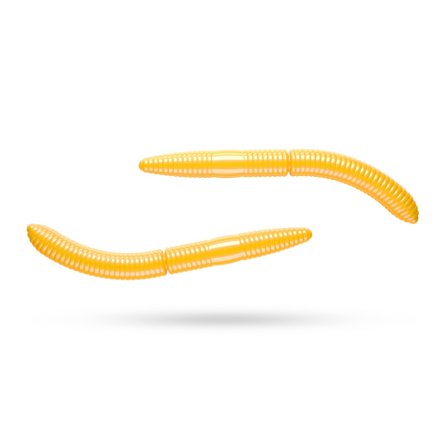 Libra Lures Fatty D'Worm 75 No Scent (8-pack) - Dark Yellow