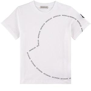 Kids - Moncler White Graphic T-Shirt 5 Years - Tops - 5 years - White - Junge