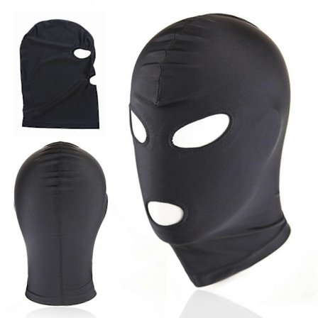 Unisex bind for øynene Ansiktsmaske Rollespill Kostymehette Åpen Øye Munn Hodeplagg