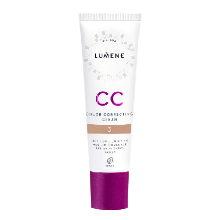 Lumene CC Color Correcting Cream SPF 20 Foundation Dam Beige 30 ML