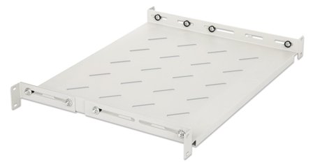 INTELLINET INT 19" Fixed Shelf, Adjustable, 350-550mm depth, max load 2