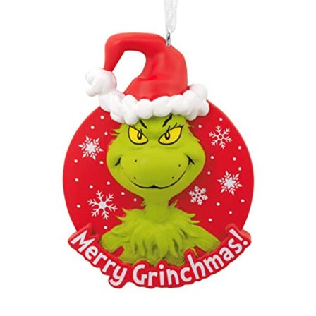Hallmark Dr. Seuss Hurrian Grinch Stole Christmas! Glad Grinchma's Ornament
