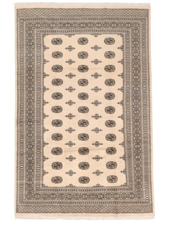 Pakistan Buchara 2Ply Teppich 200X305 Braun/Beige Wolle, Pakistan