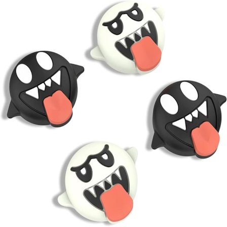 4 st Switch tumgrepp, mjuka silikonskydd för Nintendo