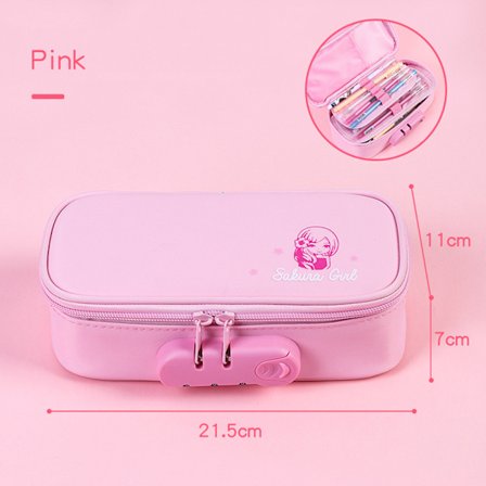 Stor Kapacitet Tyverisikret Lås Penalhus til Skole