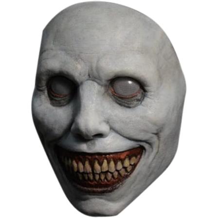 Uhyggelig Halloween-maske til voksne - Smilende dæmoner, gysermasker Cosplay uhyggelige Halloween-kostume rekvisitter til Halloween-fest karneval 