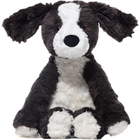 Realistisk Border Collie Plysch, 24 cm Collie Gosedjur