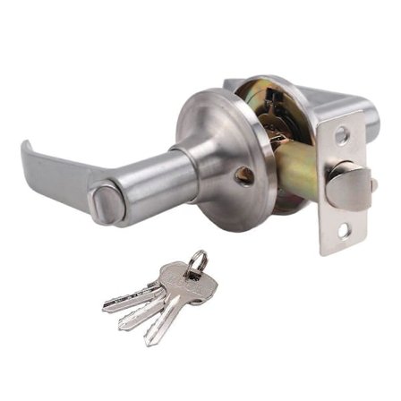 Dørhåndtak Lås Inngang Skyvedører Ytterdører Låsbare Låser Hjemmebruk for Soverom Stue Ind