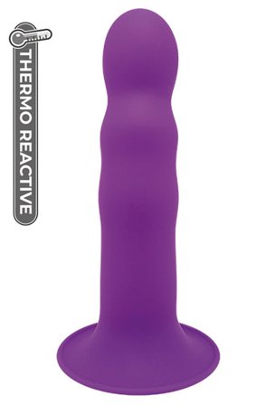 Dream Toys Premium Gerippter Dildo Lila