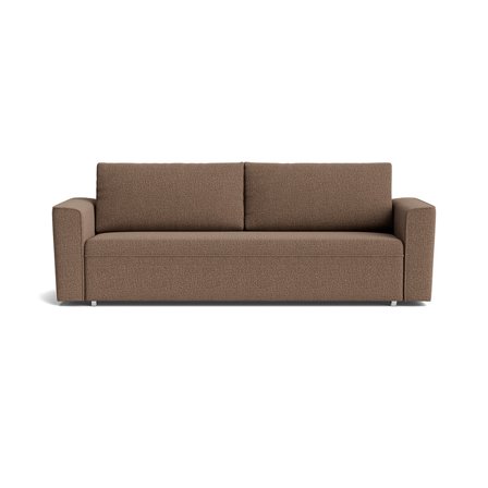 Izola 3 personers sovesofa, opbevaring - Nordic Brun - 242x97x88 - Sofa, sovesofa