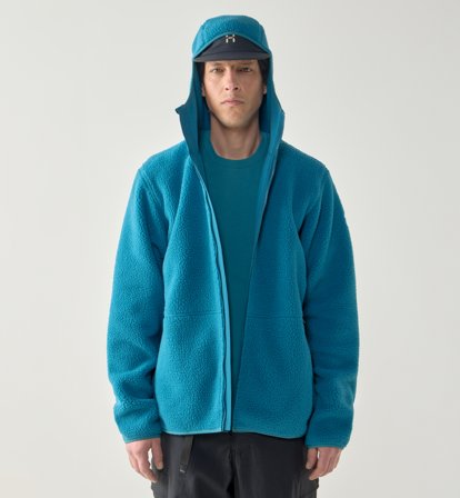 Haglöfs Funäs Pile Hood Men Deep Teal - Herr - XXL