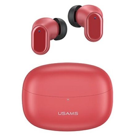 USAMS In-Ear Hörlurar Bluetooth TWS BH Series - Röd