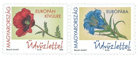 Ungarn - Planter - Postfrisk sæt 2v