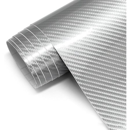 6D Bil Kolfiber Klistermärke Färgskiftande Film Kreativ Vattentät Bilkaross Interiör Film 5D Högglans Kolfiberfolie